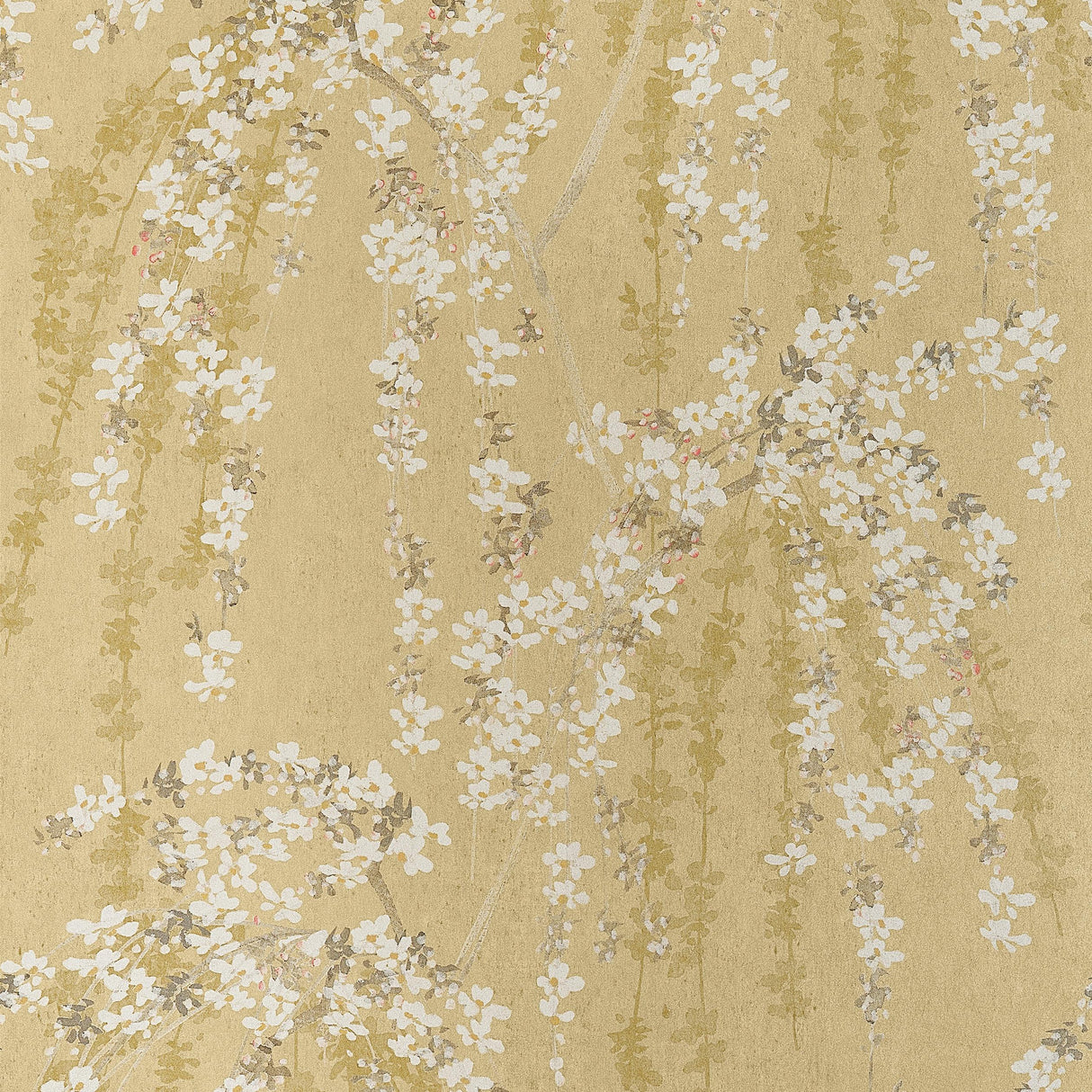 Thibaut Weeping Blossom Gold Wallpaper
