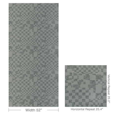 Lee Jofa GLYPH WC STEEL Wallpaper