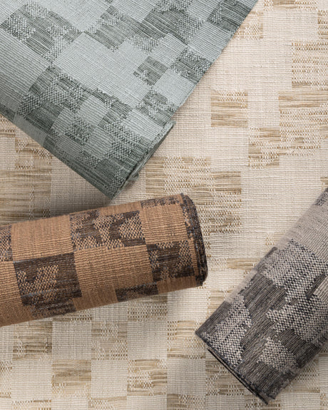 Lee Jofa GLYPH WC STEEL Wallpaper