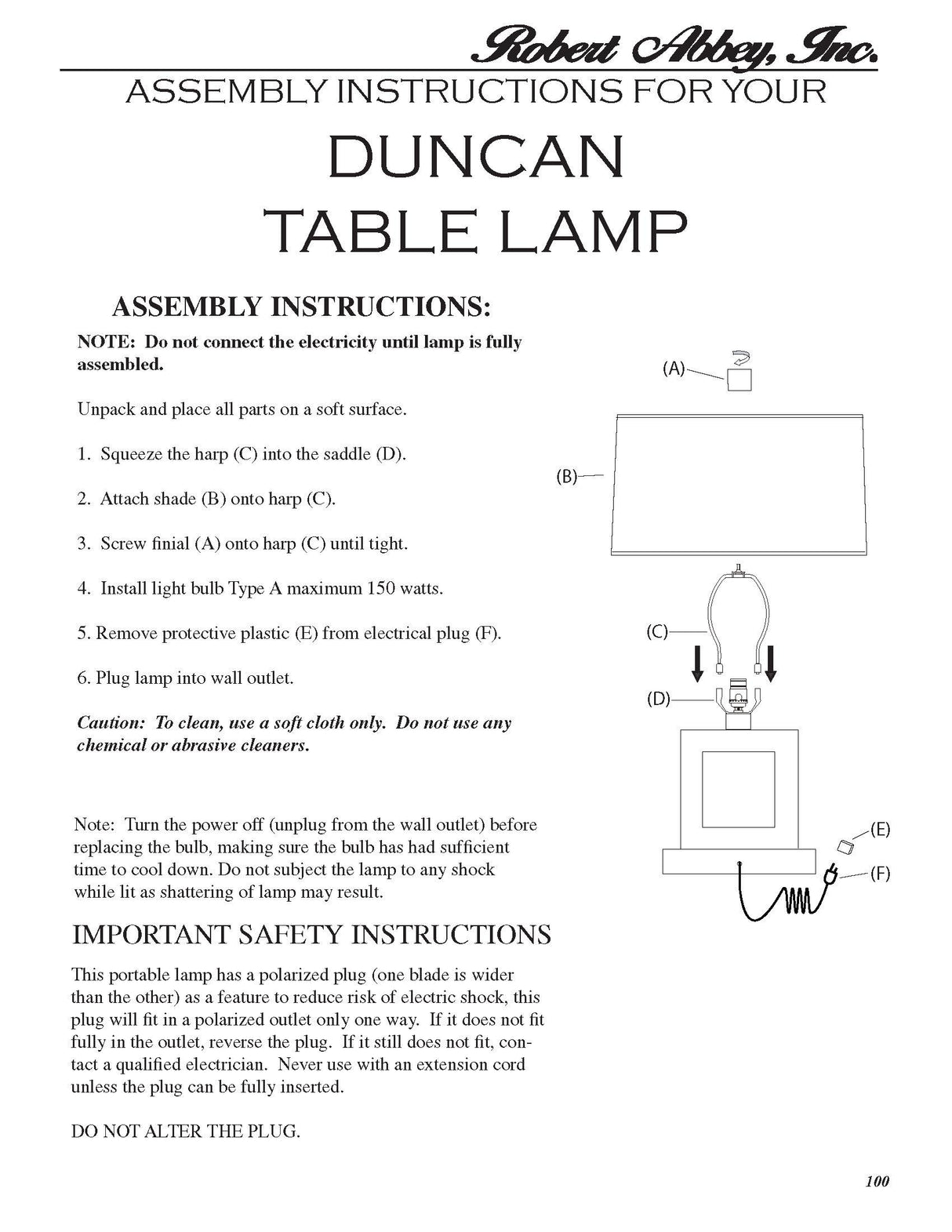 Robert Abbey (101G) 10.63" x 20.75" DOUGHNUT ACCENT LAMP