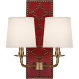 Robert Abbey (1031) 13.5" x 16.5" WILLIAMSBURG LIGHTFOOT WALL SCONCE