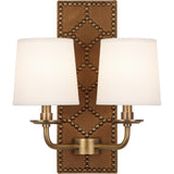 Robert Abbey (1030) 13.5" x 16.5" WILLIAMSBURG LIGHTFOOT WALL SCONCE