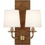 Robert Abbey (1030) 13.5" x 16.5" WILLIAMSBURG LIGHTFOOT WALL SCONCE
