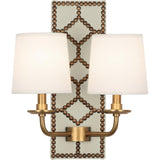 Robert Abbey (1032) 13.5" x 16.5" WILLIAMSBURG LIGHTFOOT WALL SCONCE