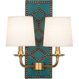 Robert Abbey (1033) 13.5" x 16.5" WILLIAMSBURG LIGHTFOOT WALL SCONCE