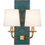 Robert Abbey (1033) 13.5" x 16.5" WILLIAMSBURG LIGHTFOOT WALL SCONCE