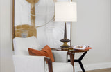 Robert Abbey (1041) 8.13" x 34.5" FLETCHER TABLE LAMP