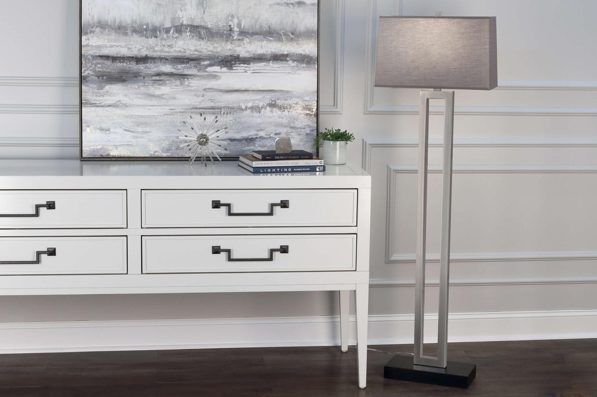 Robert Abbey (107G) 14" x 59.75" DOUGHNUT FLOOR LAMP