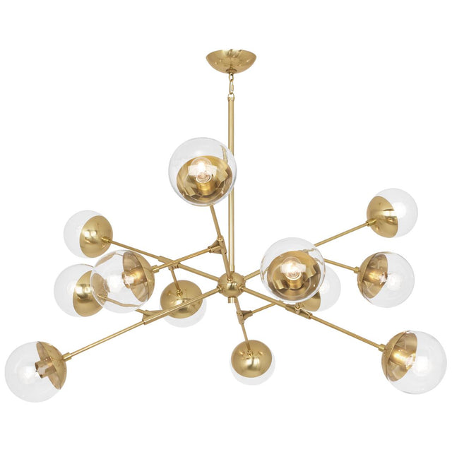Robert Abbey (1215) 50.5" x 25" CELESTE CHANDELIER