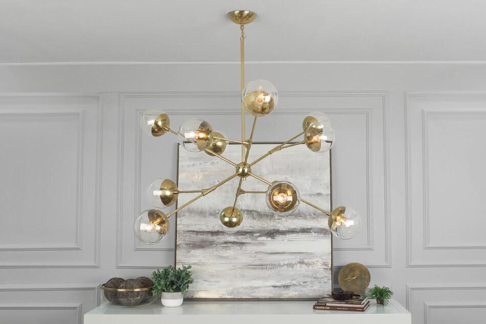 Robert Abbey (1215) 50.5" x 25" CELESTE CHANDELIER