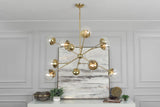 Robert Abbey (1215) 50.5" x 25" CELESTE CHANDELIER