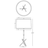 Robert Abbey (1217) 30.5" x 10.75" CELESTE FLUSHMOUNT