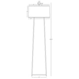 Robert Abbey (1246) 14" x 69.75" COOPER FLOOR LAMP