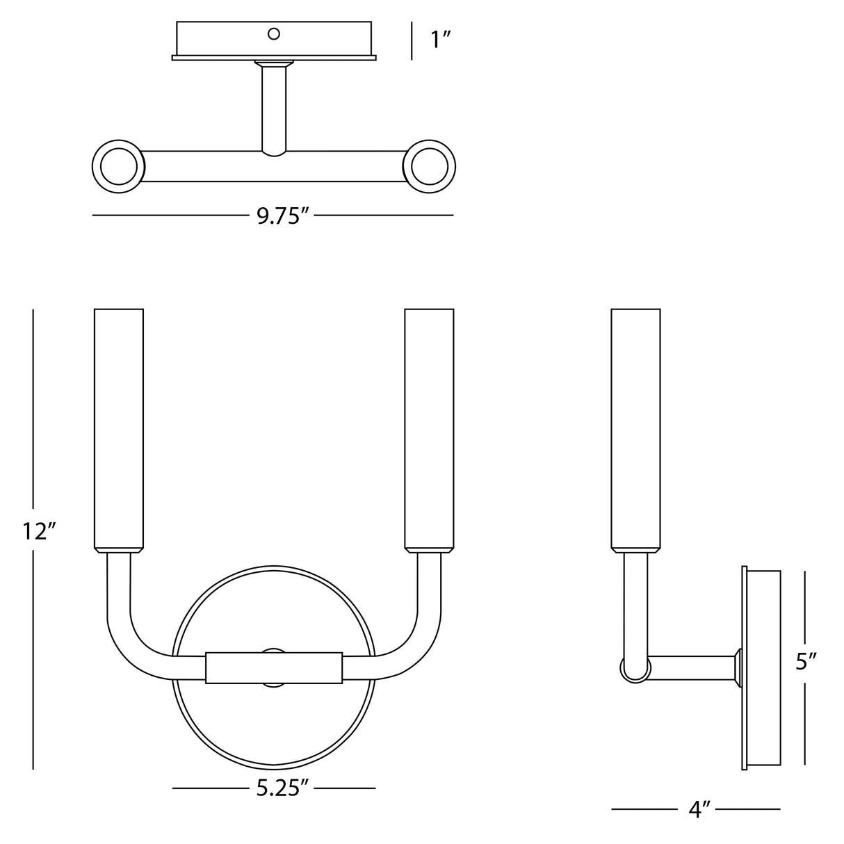 Robert Abbey (1406) 9.75" x 11.88" MAVISTEN EDITION CARBONIA WALL SCONCE
