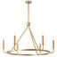 Robert Abbey (1408) 37.5" x 23.5" MAVISTEN EDITION CARBONIA CHANDELIER