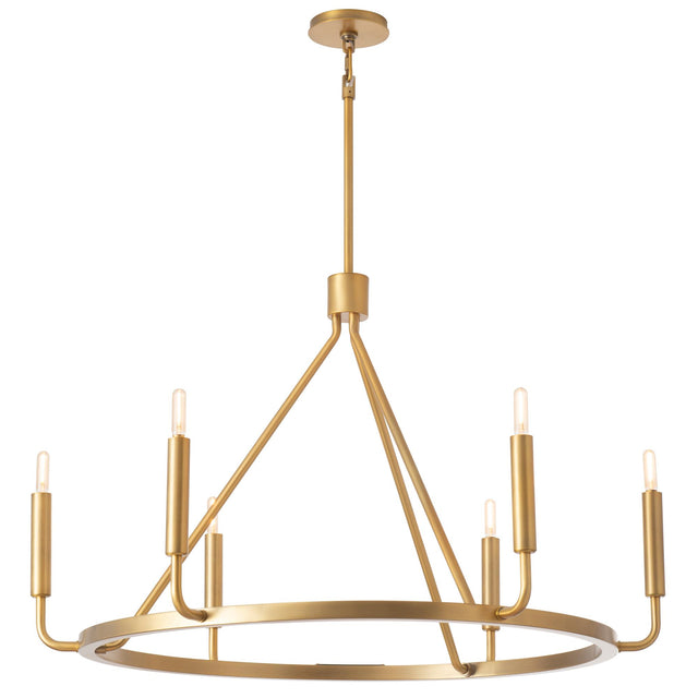 Robert Abbey (1408) 37.5" x 23.5" MAVISTEN EDITION CARBONIA CHANDELIER