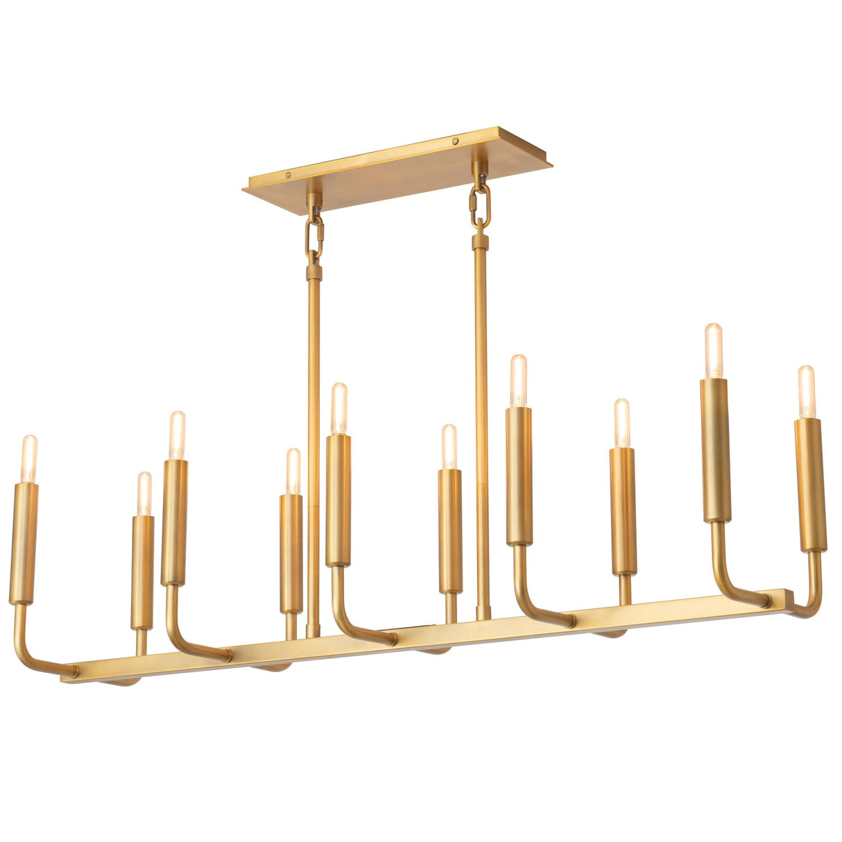 Robert Abbey (1409) 42" x 9.75" MAVISTEN EDITION CARBONIA CHANDELIER