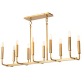 Robert Abbey (1409) 42" x 9.75" MAVISTEN EDITION CARBONIA CHANDELIER