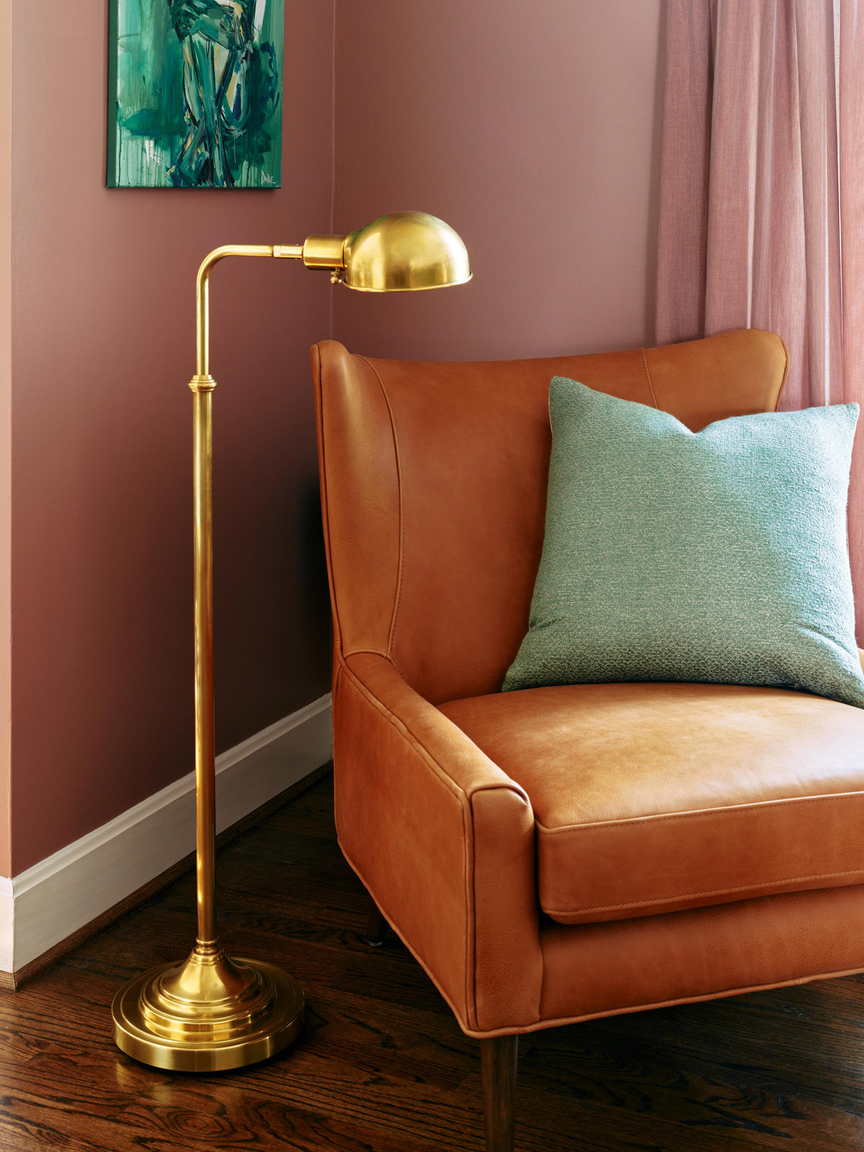 Robert Abbey (1505) 10" x 37.5" KINETIC FLOOR LAMP