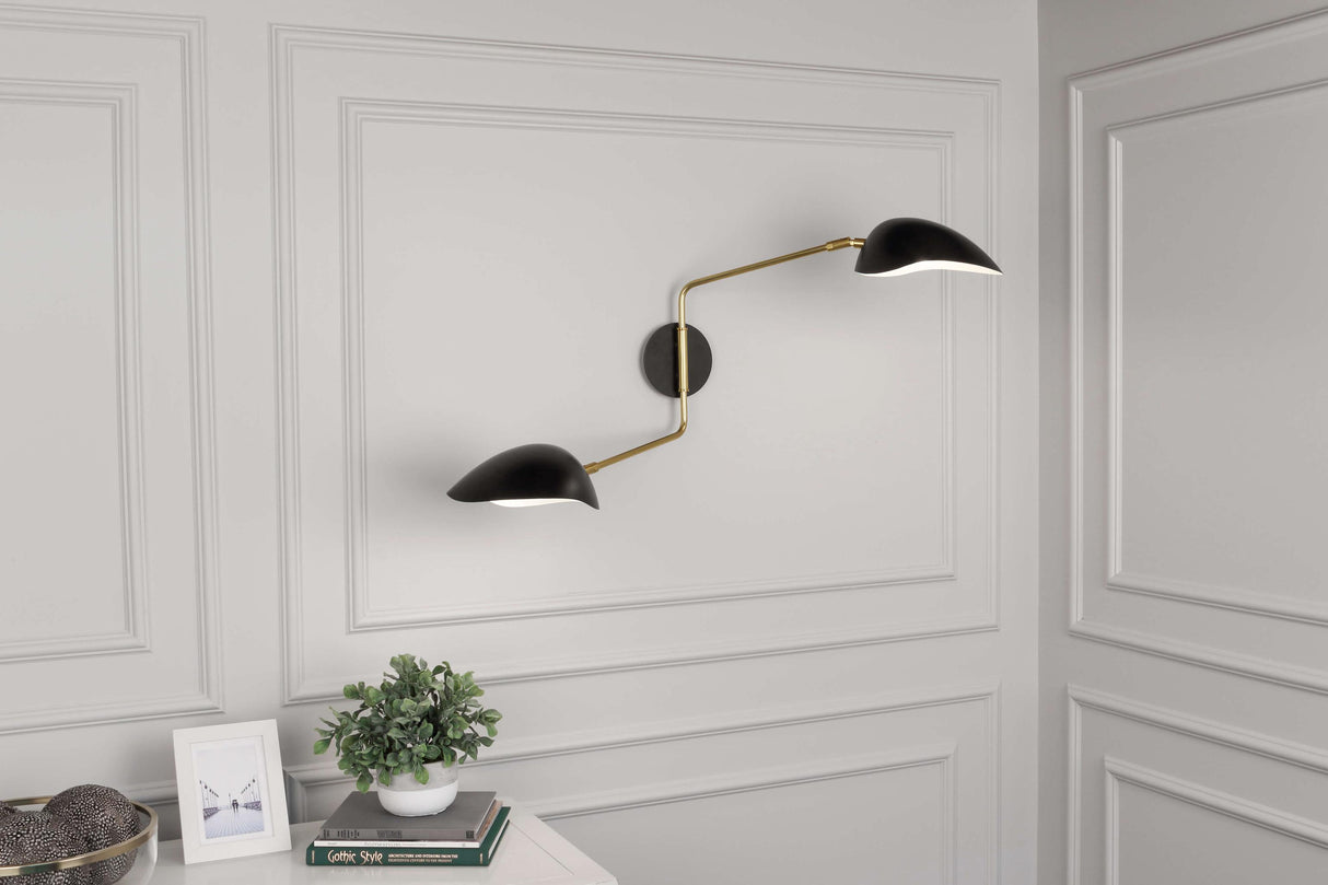 Robert Abbey (1528) 48" x 21" RICO ESPINET RACER WALL SCONCE