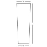 Robert Abbey (1591) 8" x 22" RICO ESPINET MARINA TABLE LAMP