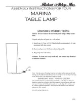 Robert Abbey (1591) 8" x 22" RICO ESPINET MARINA TABLE LAMP