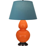 Robert Abbey (1645B) 9.5" x 31" DOUBLE GOURD TABLE LAMP