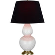 Robert Abbey (1660K) 9.5" x 31" DOUBLE GOURD TABLE LAMP
