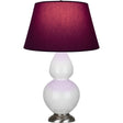 Robert Abbey (1670P) 9.5" x 31" DOUBLE GOURD TABLE LAMP