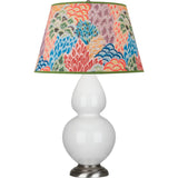 Robert Abbey (1670S) 9.5" x 31" DOUBLE GOURD TABLE LAMP