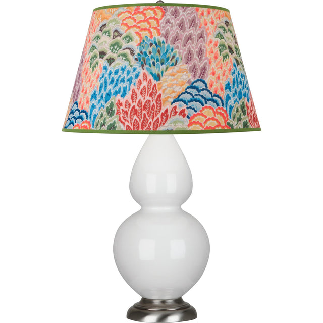 Robert Abbey (1670S) 9.5" x 31" DOUBLE GOURD TABLE LAMP