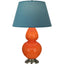 Robert Abbey (1675B) 9.5" x 31" DOUBLE GOURD TABLE LAMP