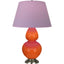 Robert Abbey (1675L) 9.5" x 31" DOUBLE GOURD TABLE LAMP