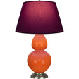 Robert Abbey (1675P) 9.5" x 31" DOUBLE GOURD TABLE LAMP