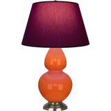 Robert Abbey (1675P) 9.5" x 31" DOUBLE GOURD TABLE LAMP