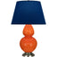 Robert Abbey (1675N) 9.5" x 31" DOUBLE GOURD TABLE LAMP