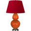 Robert Abbey (1675R) 9.5" x 31" DOUBLE GOURD TABLE LAMP