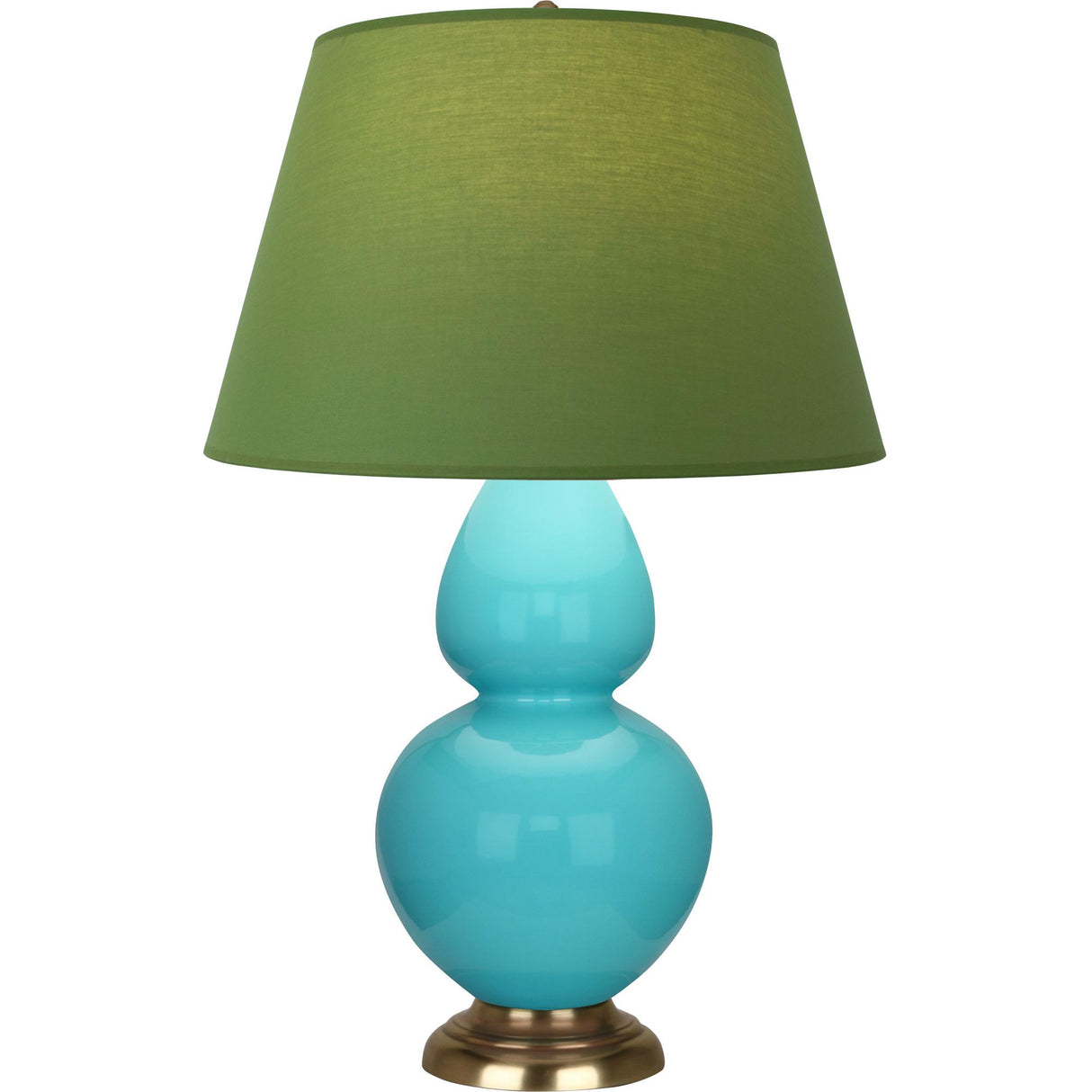 Robert Abbey (1740G) 9.5" x 31" DOUBLE GOURD TABLE LAMP