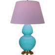 Robert Abbey (1740L) 9.5" x 31" DOUBLE GOURD TABLE LAMP