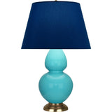 Robert Abbey (1740N) 9.5" x 31" DOUBLE GOURD TABLE LAMP