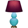 Robert Abbey (1740P) 9.5" x 31" DOUBLE GOURD TABLE LAMP