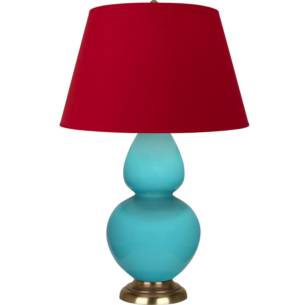 Robert Abbey (1740R) 9.5" x 31" DOUBLE GOURD TABLE LAMP