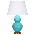 Robert Abbey (1740X) 9.5" x 31" DOUBLE GOURD TABLE LAMP