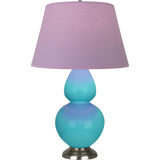 Robert Abbey (1741L) 9.5" x 31" DOUBLE GOURD TABLE LAMP