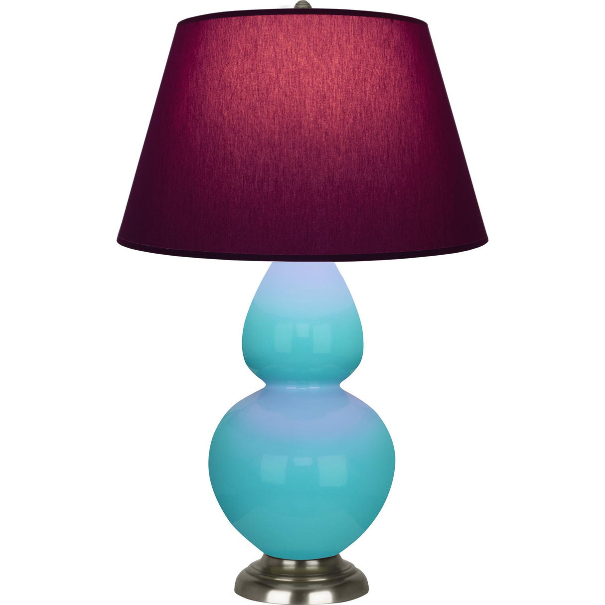 Robert Abbey (1741P) 9.5" x 31" DOUBLE GOURD TABLE LAMP
