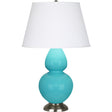 Robert Abbey (1741X) 9.5" x 31" DOUBLE GOURD TABLE LAMP