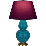 Robert Abbey (1751P) 9.5" x 31" DOUBLE GOURD TABLE LAMP