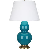 Robert Abbey (1751X) 9.5" x 31" DOUBLE GOURD TABLE LAMP