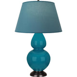Robert Abbey (1752B) 9.5" x 31" DOUBLE GOURD TABLE LAMP