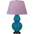 Robert Abbey (1752L) 9.5" x 31" DOUBLE GOURD TABLE LAMP
